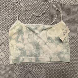 BRAND NEW WITH TAGS Gilly Hicks Tyedye Cami Cropped Tank 
