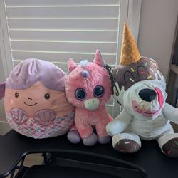 Large Plush toys (3 Items)