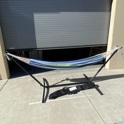 2 Person Heavy Duty Outside Garden Yard Outdoor Standing Hammock With Free Carry Bag 