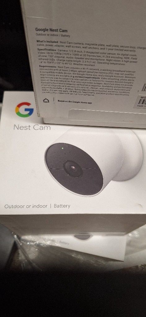 GOOGLE NEST CAM WIRELESS