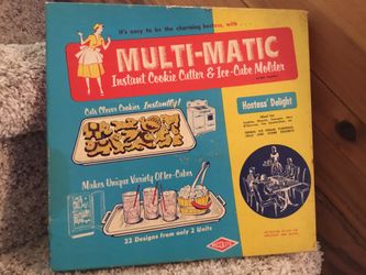 Vintage Multi-Matic instant cookie cutter and ice cube molder