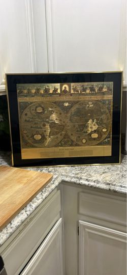 24”x20” beautiful elegant Dutch Blaeu wall map