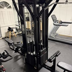 4 sided- Cybex multi-station cable machine 