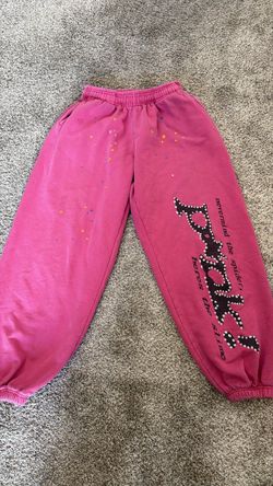 Sp5der Pink Sweatpants