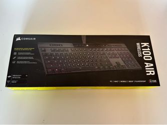 Corsair K100 AIR Wireless RGB Mechanical Gaming Keyboard NEW