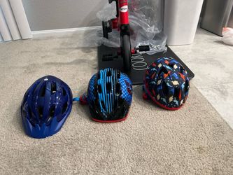 Balancing Bike and Helmets