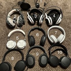 Assortment Of Gaming Headphones OFFER A  PRICE Sold Individually 
