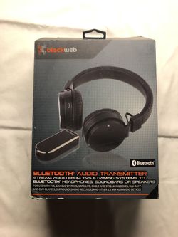 BLACKWEB BLUETOOTH AUDIO TRANSMITTER
