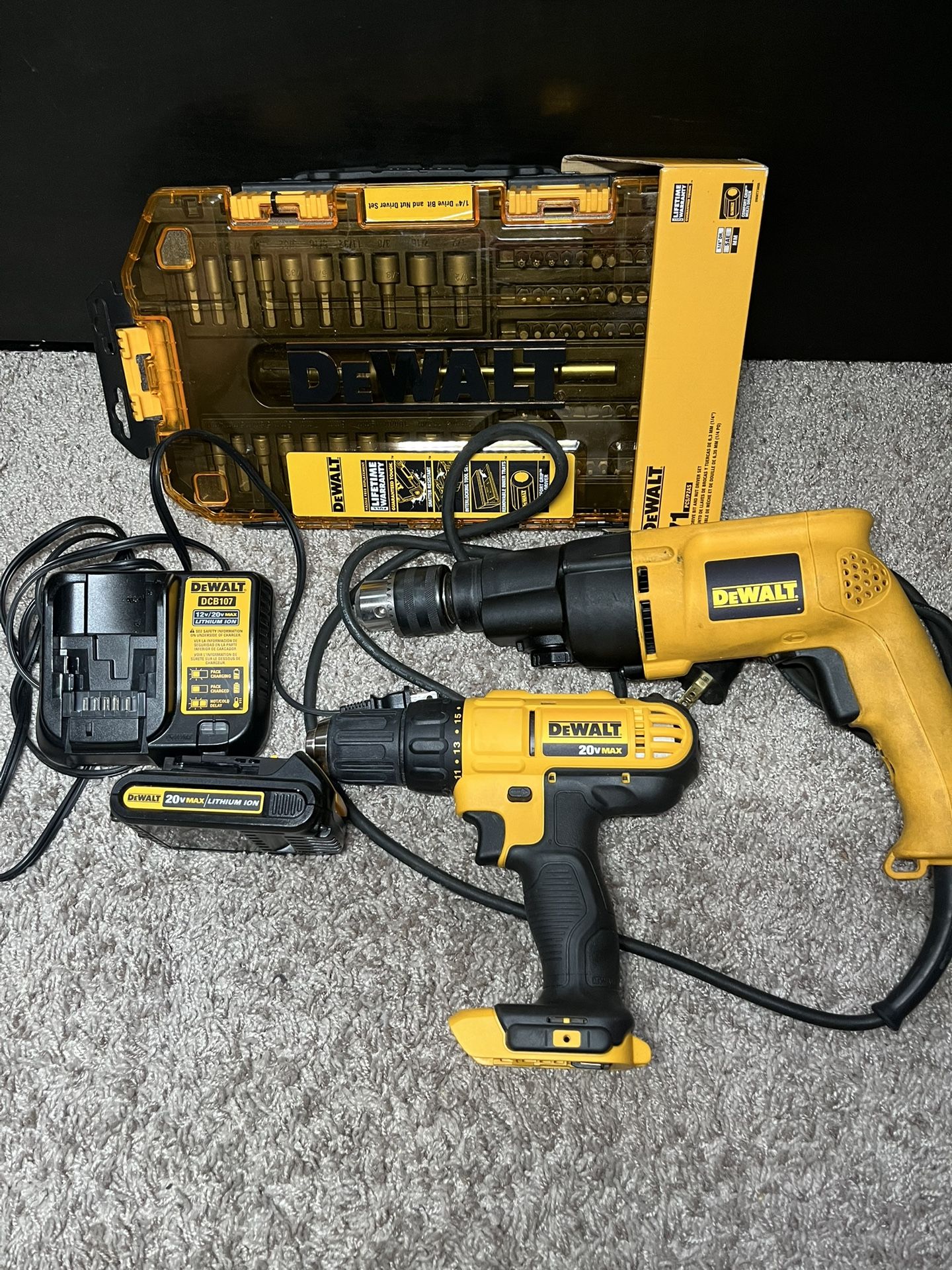 Dewalt Tool And Drill Bundle
