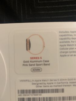 Brand new Apple Watch 40m with cellular