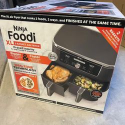 10 Qt, 2 Independent Baskets  , Ninja Air Fryer