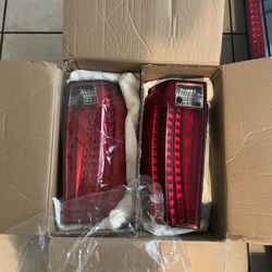 2007-13 Cadillac Escalade Taillights And Third Brake Light With Housing