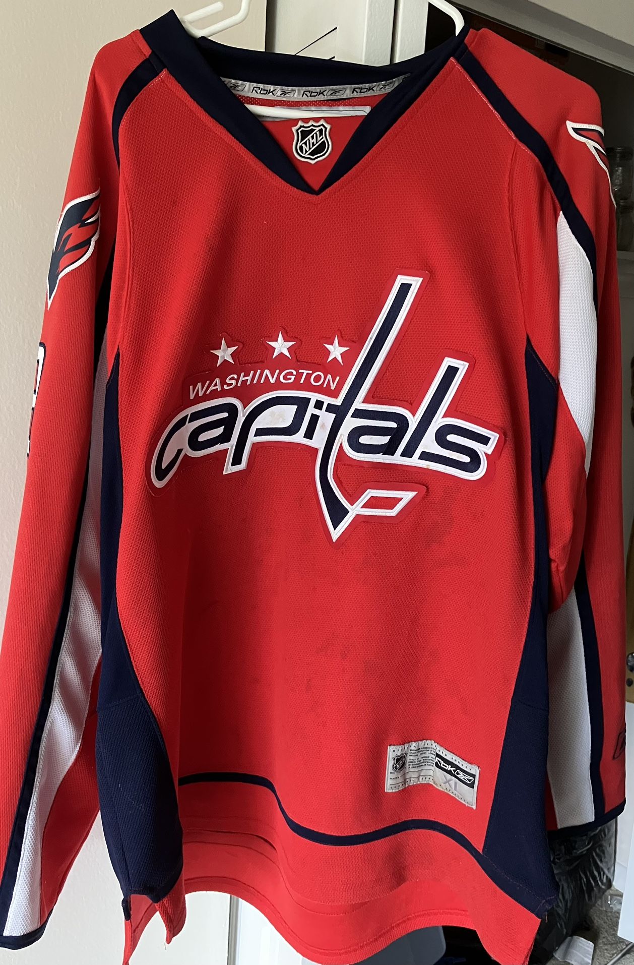 Capitals Jersey Ovechkin Reebok XL