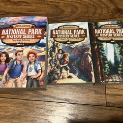 National Park Mystery Series Books, New, 5 Books