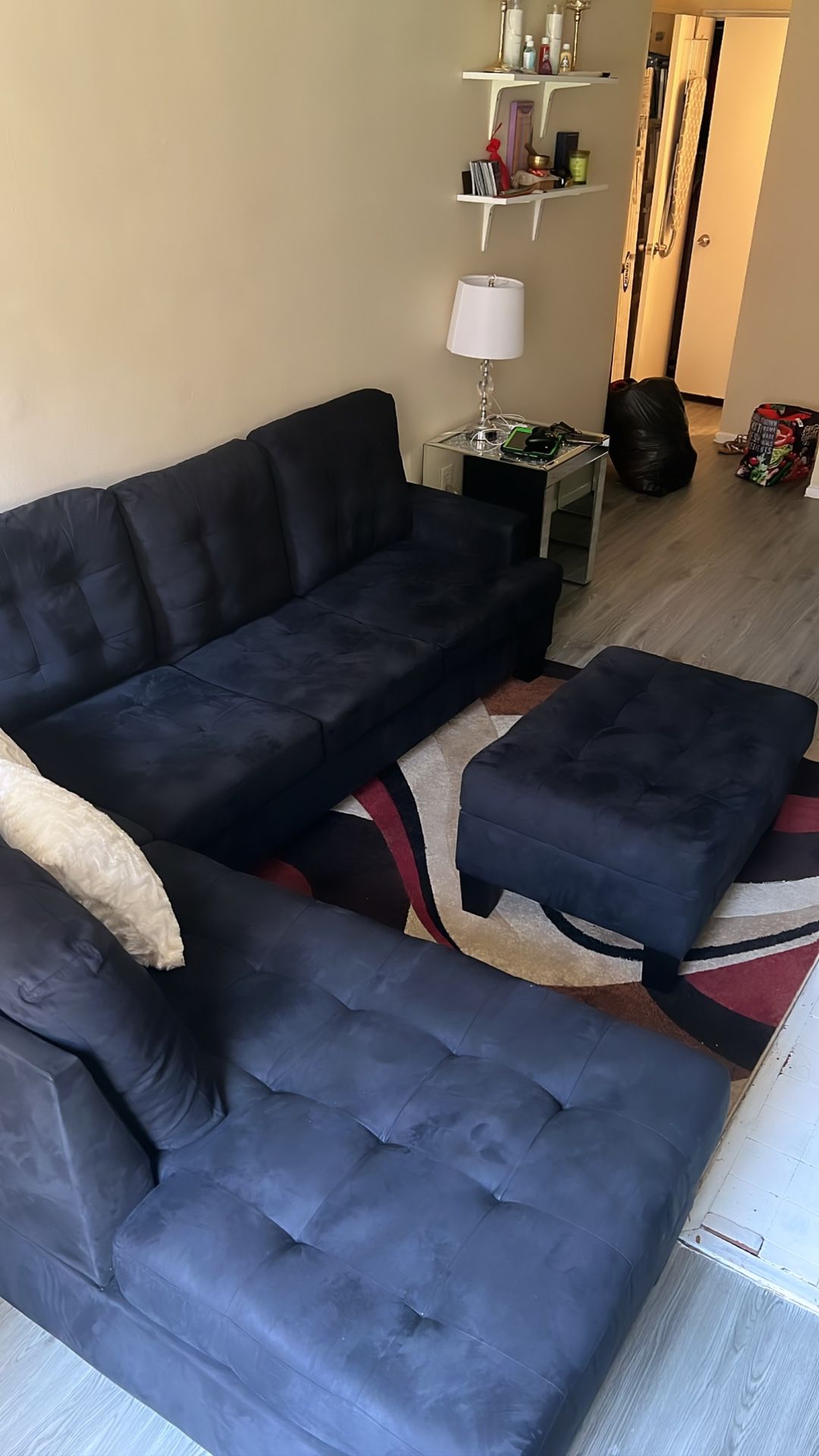 Black Sectional For Sale 