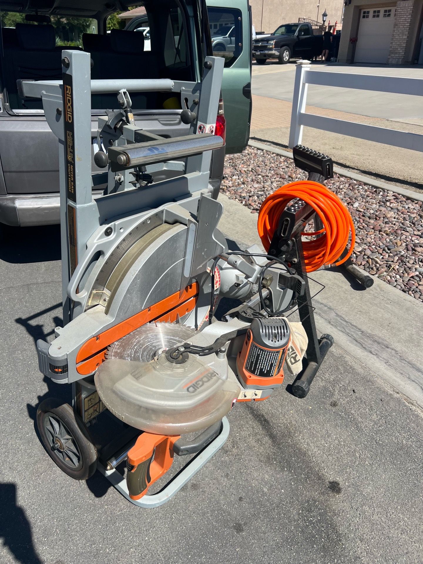 Rigid miter saw table saw