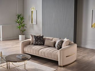 Veronica Silver Vizon 3 Seat Sleeper Sofa