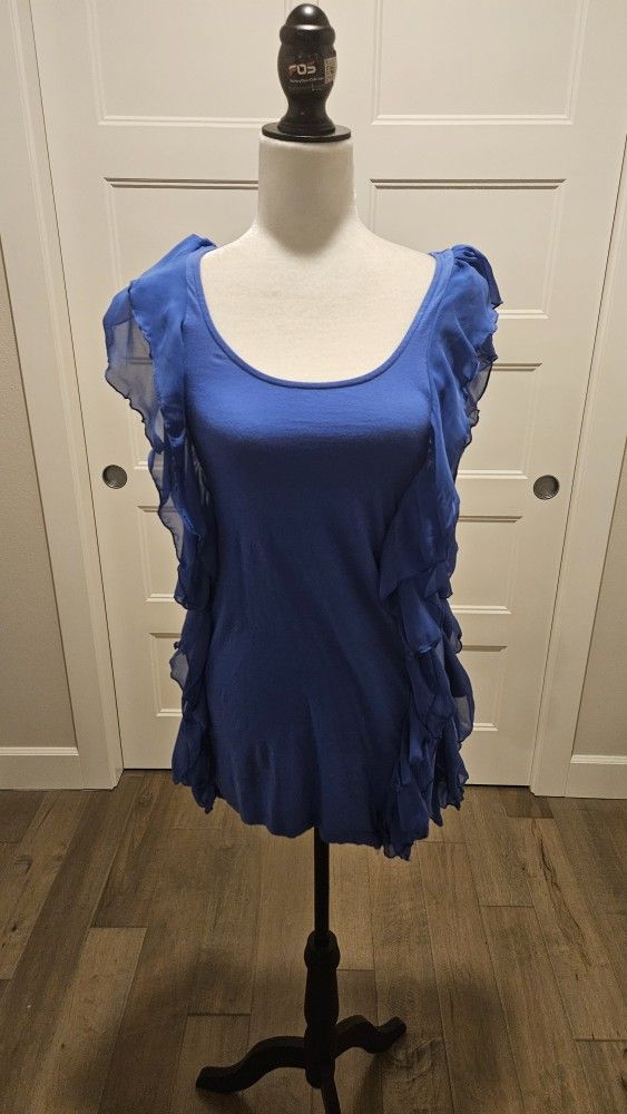 Women's BLUE H&M DRESS - SIZE XS