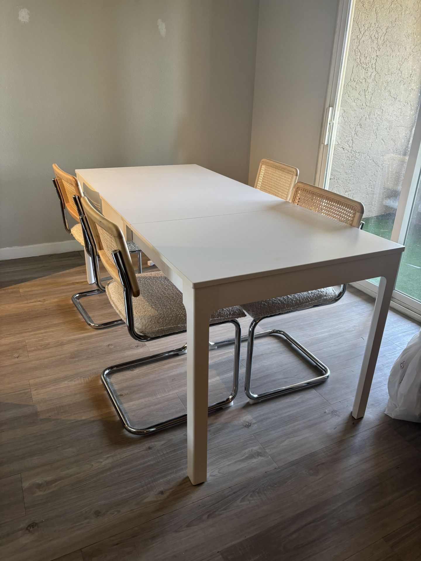 WHITE IKEA NESTING TABLE