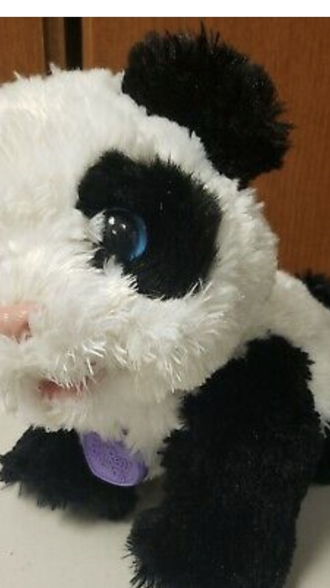Fur Real Friends Panda! Pink Hair Bow!nwob!
