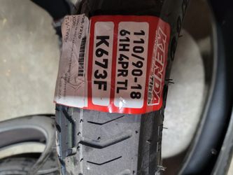 Motorcycle Tire Kenda 110/90-18 61H 4PR TL K673F