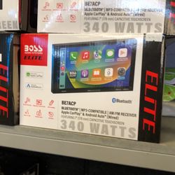 Boss Elite 7 Inch Apple CarPlay And android Auto Stereo