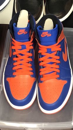 Nike Air Jordan Retro 1 NY Knicks men’s size 10.