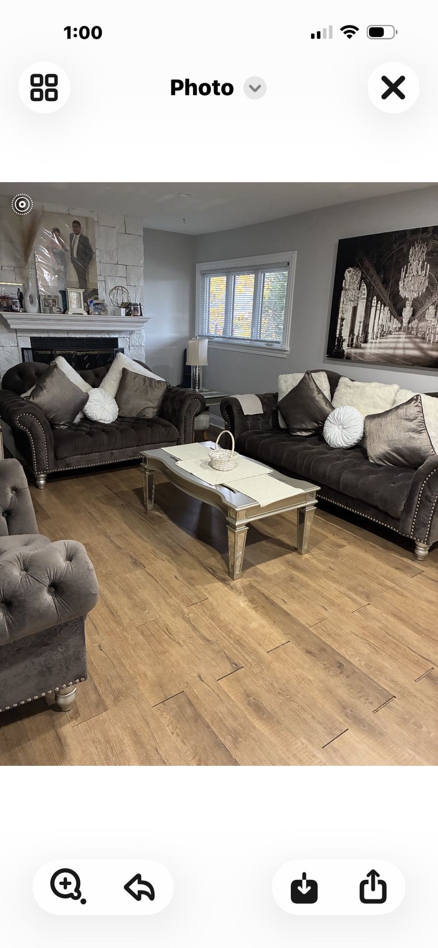 Chocolate Brown Complete Set With Tables 