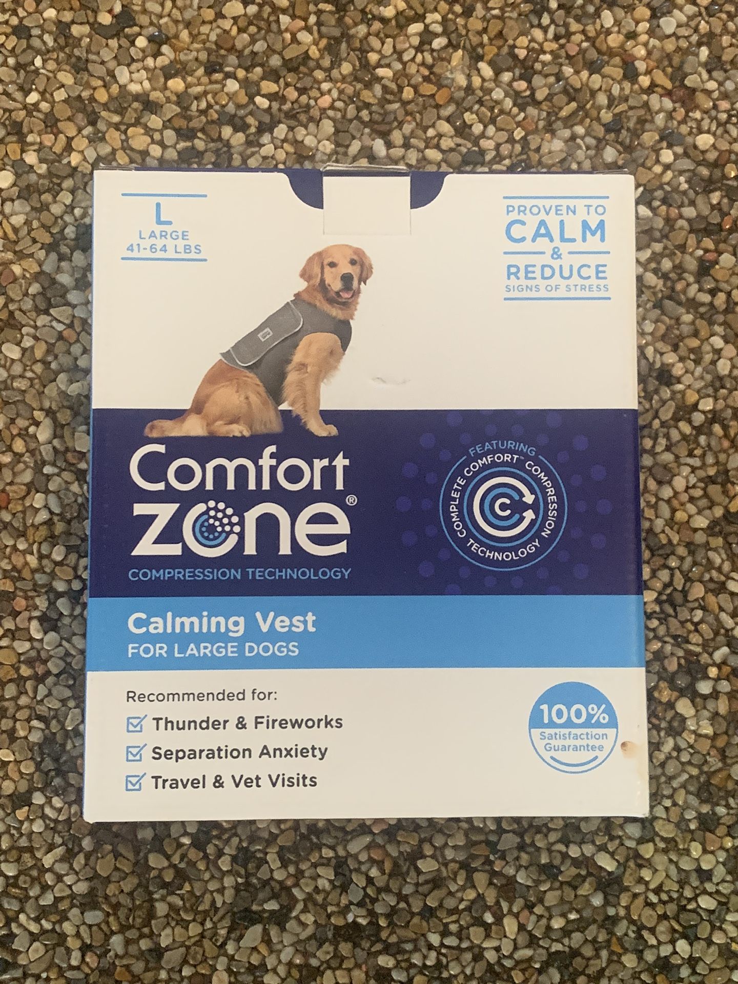 Comfort Zone Dog Calming Vest For Large Dogs