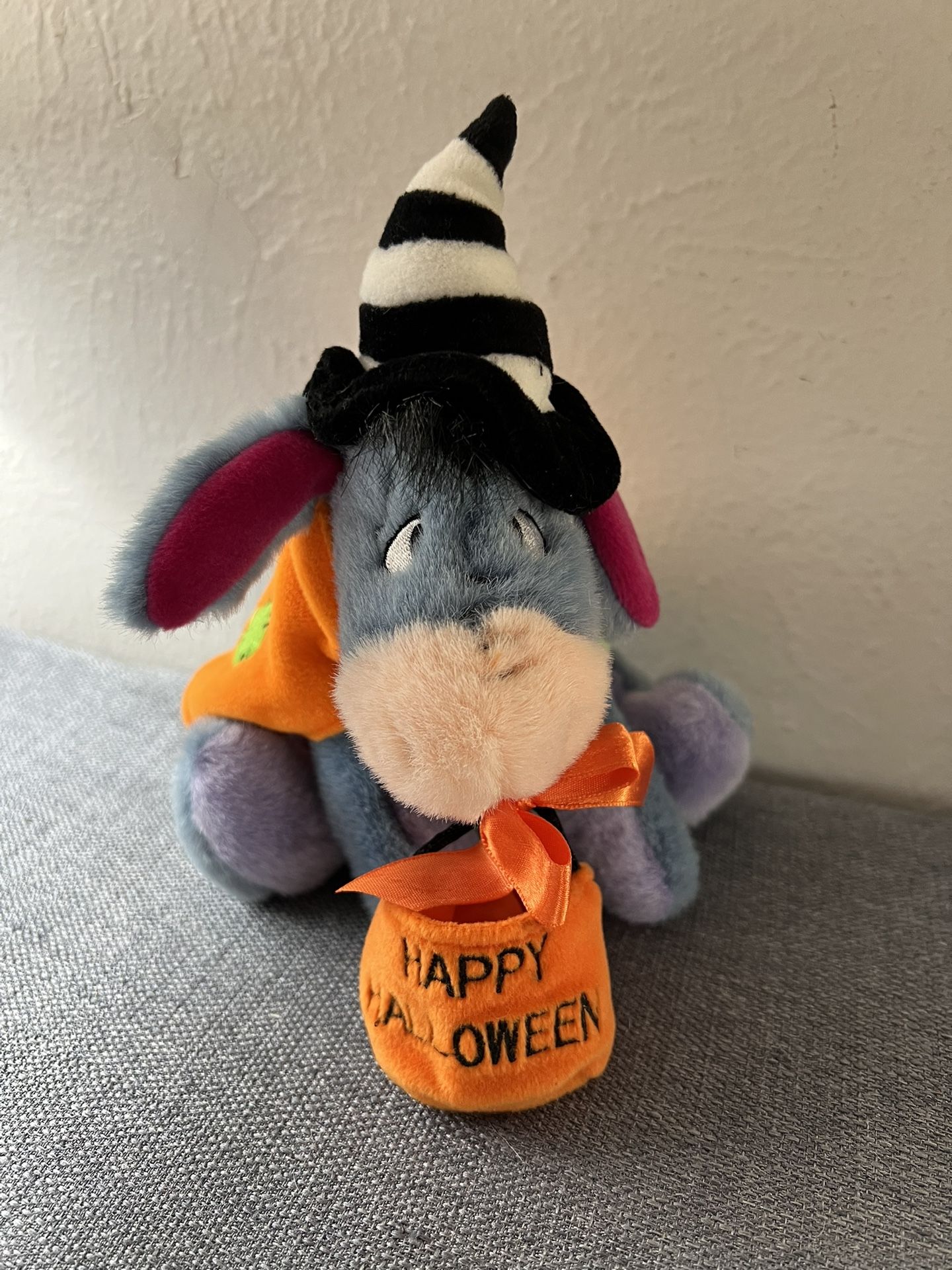 HALLOWEEN Disney Store 8" Eeyore Witch Costume Plush Winnie the Pooh