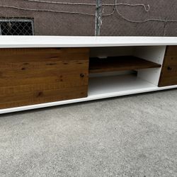 West Elm Mid Century Modern Style Media Console Entertainment Center Tv Stand Cabinet Sideboard Credenza 