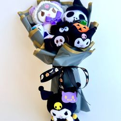 Sanrio Hello Kitty Kuromi Spooky Halloween Theme Plush Bouquet
