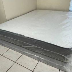 QUEEN Size Mattress With Box Spring set Colchones Nuevos Queen Size 