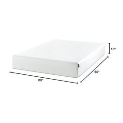 Zinus Green tea Memory Foam Mattress+bedframe