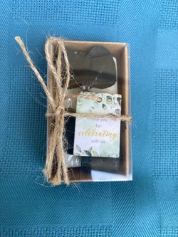 Wedding Bridal Shower Eucalyptus Soaps and Thank You Cards 20 pcs