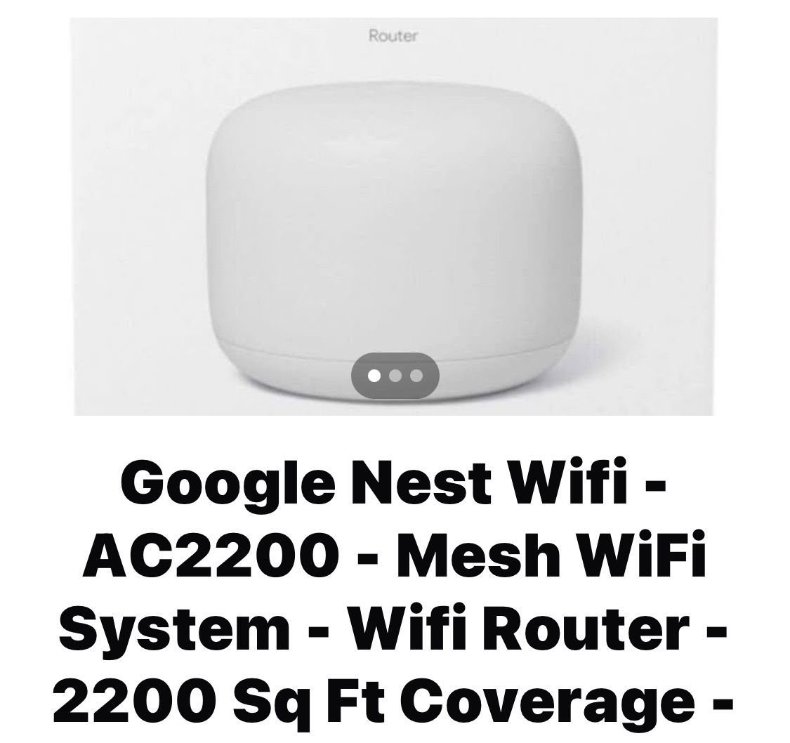 2 - Google Nest WiFi Routers