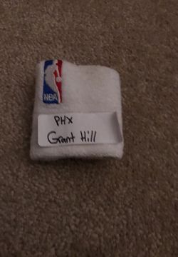 Grant Hill game used wristband