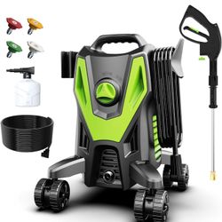 Decoktool Electric Pressure Washer- 950 PSI Electric Power Washer with 4 Anti-Tipping Wheels, 4 Different Nozzles, Soap Cannon for Car, BRAND NEW