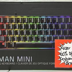 Razer Huntsman Mini 60%  Optical Keyboard Brand New 