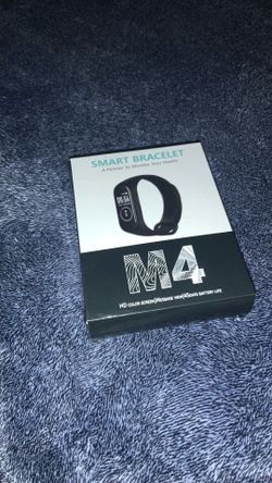 Smart Bracelet Band Watch Monitor Health M4  New Sealed Color Black 