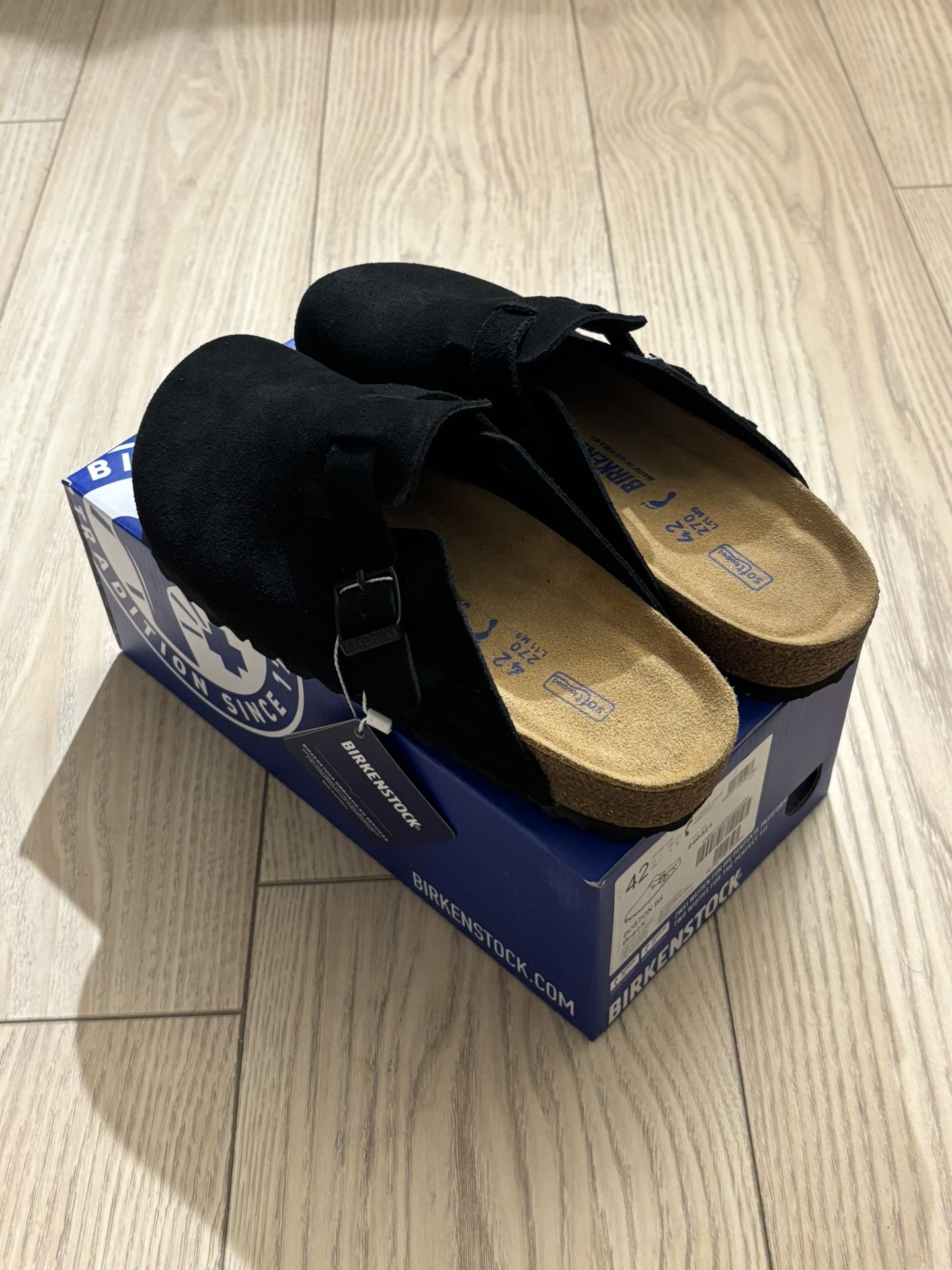 Birkenstock Black Boston clogs Size 9 Men