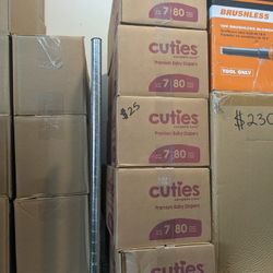 Cuties Size 7 Diapers 