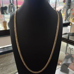 14K Gold Curb Link Chain