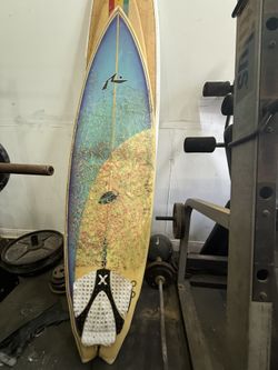 Signed Rusty Preisendorfer Surfboard 