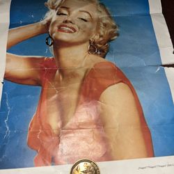 RARE 1950’s MARILYN MONROE LOBBY MOVIE POSTER 