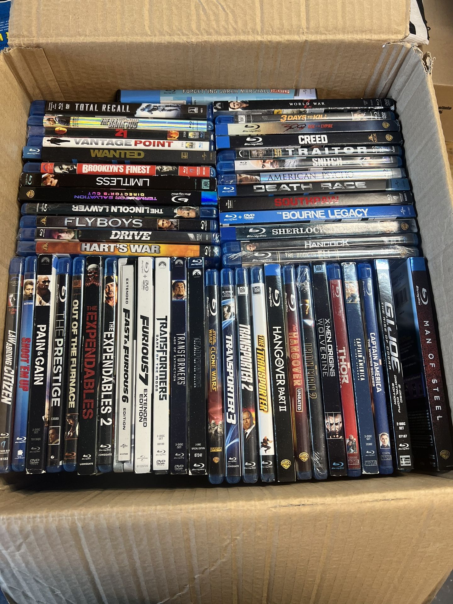 Blu Ray Movies - 51 Discs In The Box