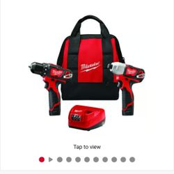 Milwaukee M12 Drill Set