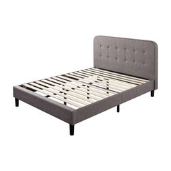 NEW ZINUS Upholstered Platform Bed Frame QUEEN 