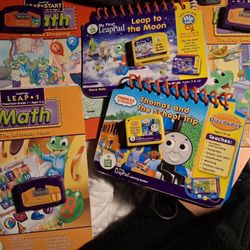 8 Leap Frog Books With Cartridges 