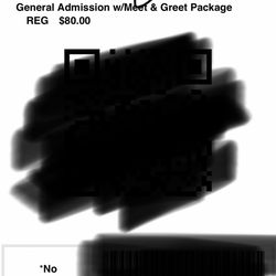 $not Tickets (4 And 2 Are V.I.P Meet And Greet